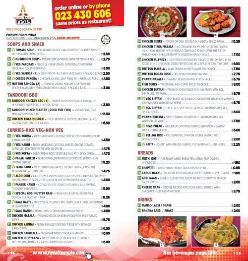 Phnom Penh restaurants delivery menus - Mealtemple DEC 2015 - MAR 2016