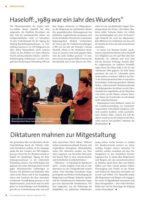 Kolpingmagazin 01-02 2015