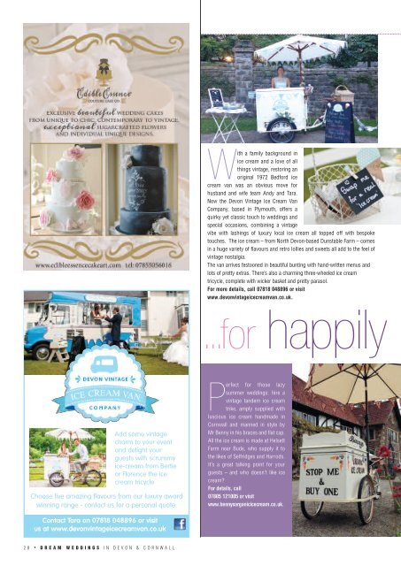 Dream Weddings Magazine - Devon & Cornwall