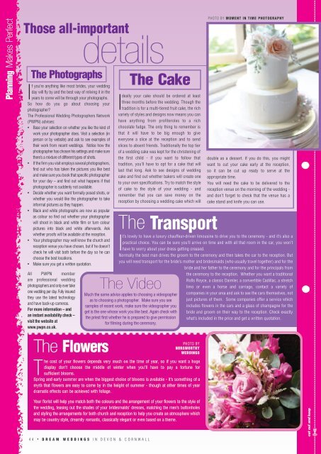 Dream Weddings Magazine - Devon & Cornwall