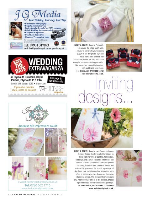 Dream Weddings Magazine - Devon & Cornwall