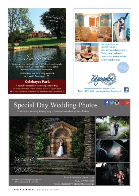 Dream Weddings Magazine - Devon & Cornwall