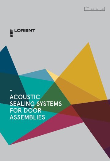 ACOUSTIC SEALING SYSTEMS FOR DOOR ASSEMBLIES