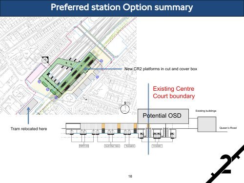 Crossrail 2 Wimbledon station options