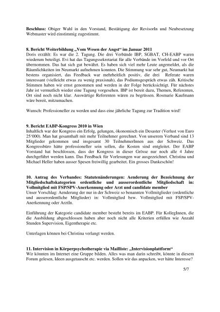 GV-Protokoll 2011 (16.04.2011) (PDF) - CH-EABP