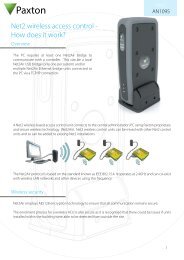 Net2 wireless access control - How does it work?