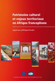 Guide Patrimoine culturel et enjeux territoriaux en Afrique francophone