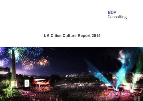 UK Cities Culture Report 2015