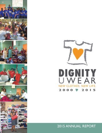 DignityUWear Ann Report 2015 FINAL