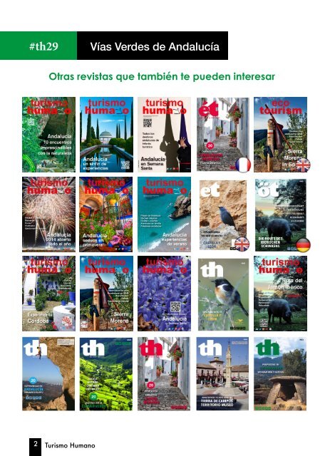 Turismo Humano 29 Vías Verdes de Andalucía