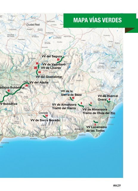 Turismo Humano 29 Vías Verdes de Andalucía