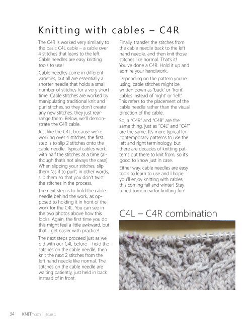 KNITmuch | Issue 01