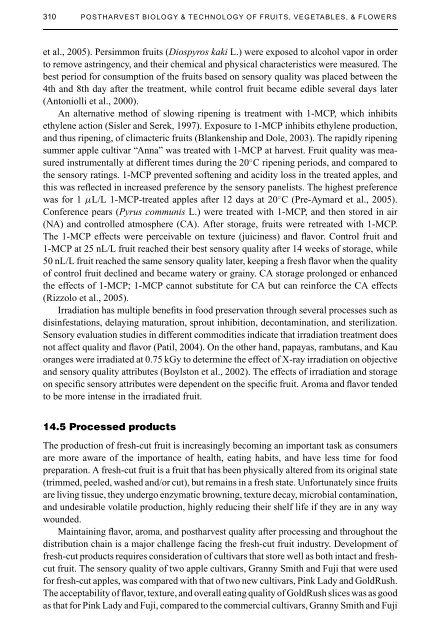 Postharvest Biology and Technology of Fruits, Vegetables, and Flowers