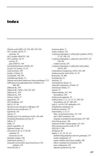 Postharvest Biology and Technology of Fruits, Vegetables, and Flowers