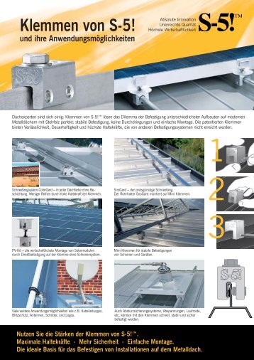 Klemmen von S5 neu roofTech Gabs deutsch.indd