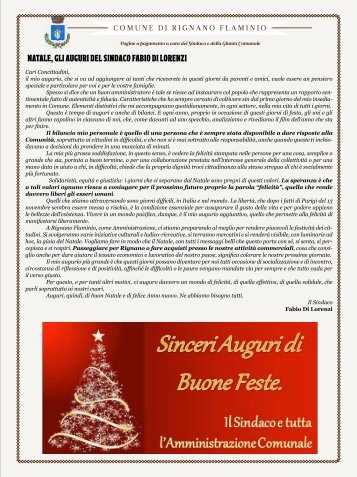 Il Nuovo Dicembre 2015 - Rignano