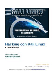 Hacking con Kali Linux Curso Virtual