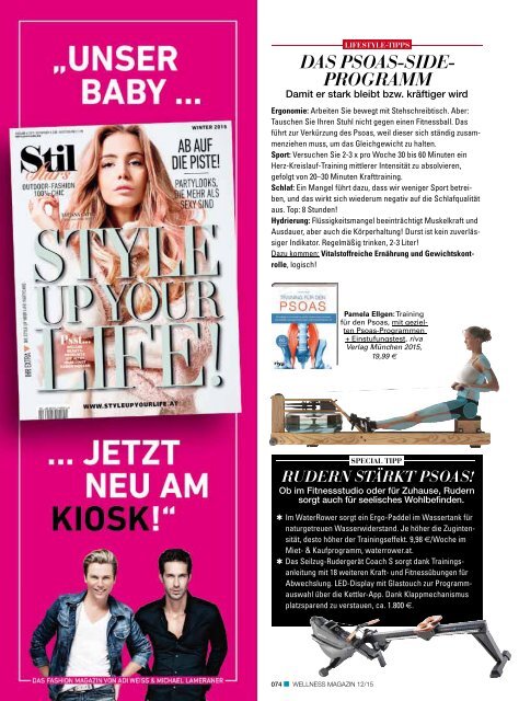 WELLNESS Magazin Exclusiv - Dezember 2015