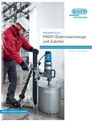 BAIER Produkt-Katalog 2015