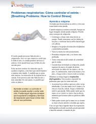 Cómo controlar el estrés - [Breathing Problems: How to Control Stress]