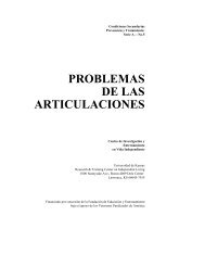 problemas de las articulaciones - Research and Training Center on ...