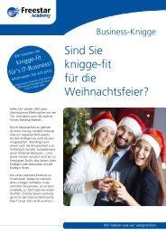 Sind Sie knigge-fit für die nächste Weihnachtsfeier?