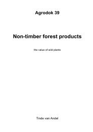 Agrodok 39 Non-timber forest products - Journey to Forever