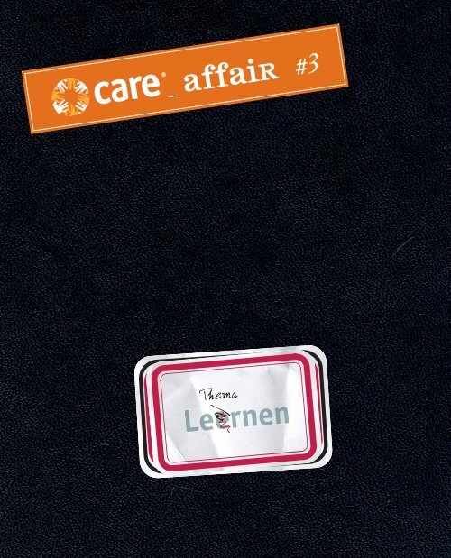 CARE affair #3_Lernen