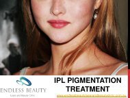 Ipl Pigmentation Treatment - Endless Beauty Laser and Beauty Clinic