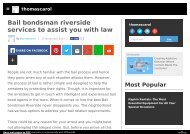Bail bondsman riverside services to assist you with law