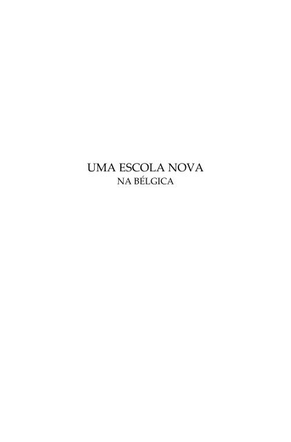 ESCOLA NOVA