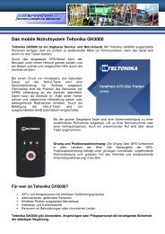 Das mobile Notrufsystem Teltonika GH3000