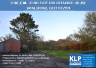 SINGLE BUILDING PLOT - SMALLRIDGE, EAST DEVON