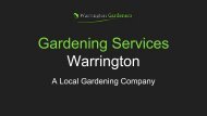 Gardening Services Warrington