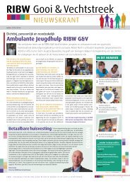 Nieuwskrant RIBW G&V - Wintereditie 2015-2016 