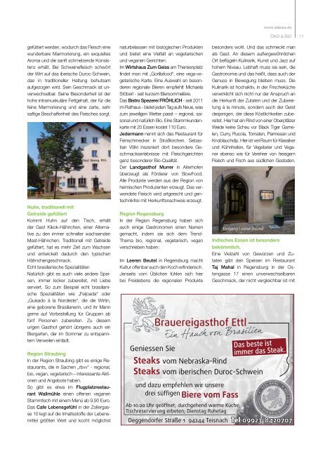 Ökona - das Magazin für natürliche Lebensart: Ausgabe Winter 2015/16