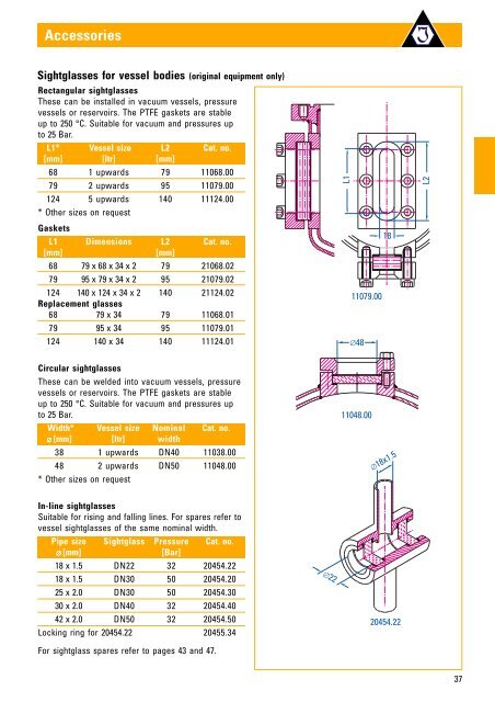 Reaction vessels for vacuum and pressure