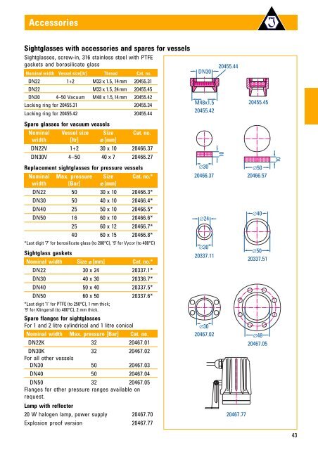 Reaction vessels for vacuum and pressure