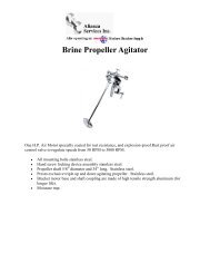 Brine Propeller Agitator