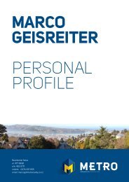 MARCO GEISREITER PERSONAL PROFILE