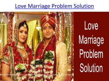 love marriage problem