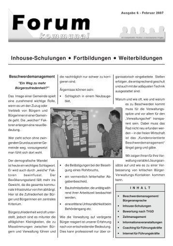 Inhouse-Schulungen - Heyder Partner Gesellschaft Für ...