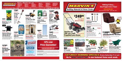 There's A Marvin's Near You! - Marvin's Building Materials and ...