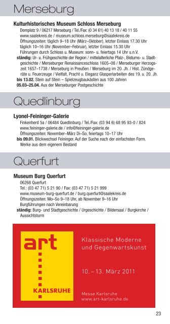 Kunst in IV 18.08 - KUNST in Mitteldeutschland