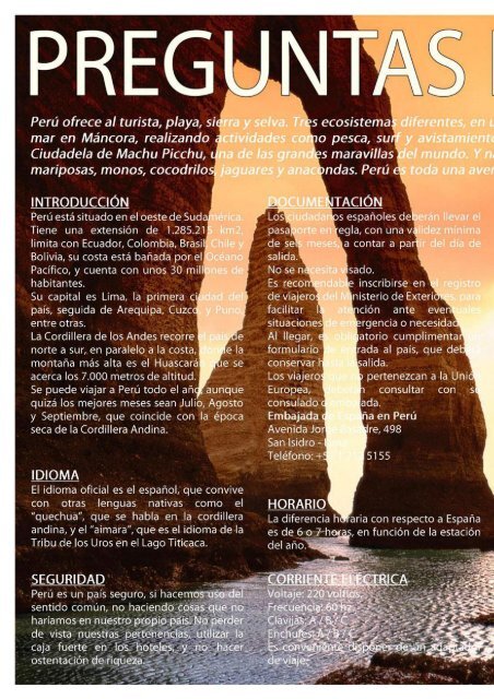 Perú - Viajes Atlantis