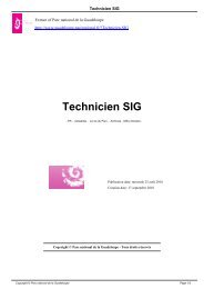 Technicien SIG