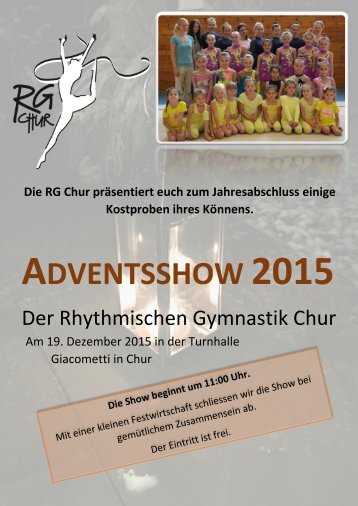 Adventsshow RG Chur 2015