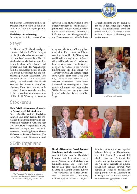 Soroptimist Österreich - Journal 04-2015