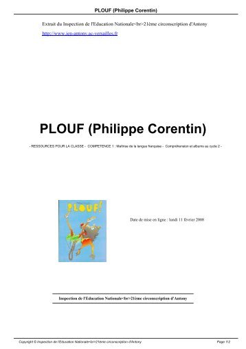 PLOUF (Philippe Corentin)