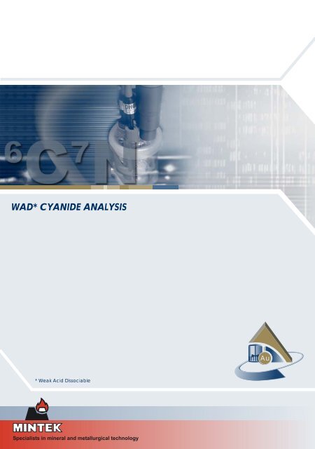 WAD* CYANIDE ANALYSIS - Mintek